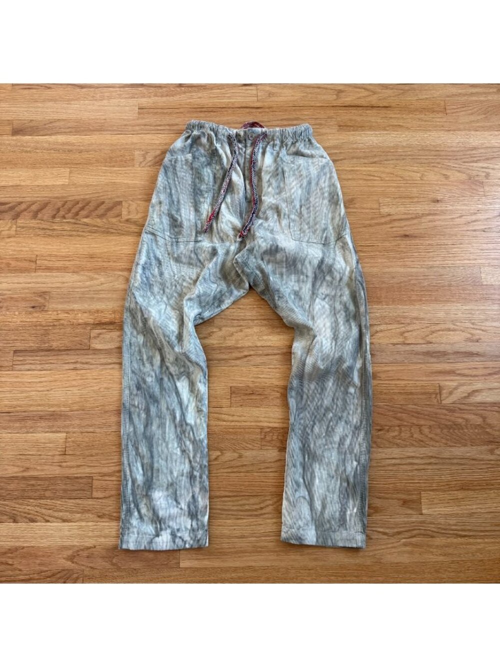 Dr. Collectors P38 Marbled Tye Dye Corduroy Trousers Large